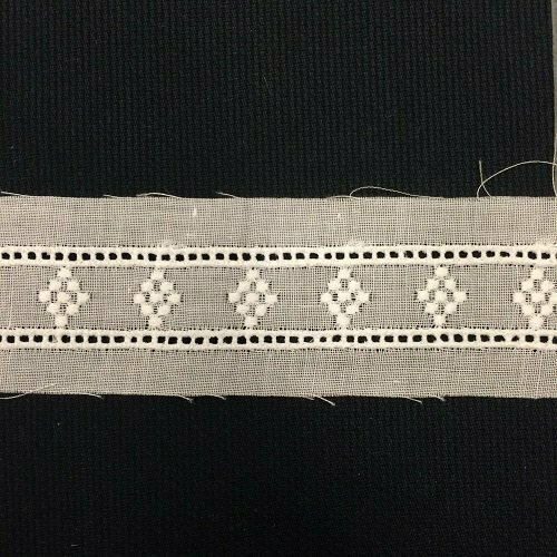 198 White Swiss Insertion Trim  (Priced Per Yard)
