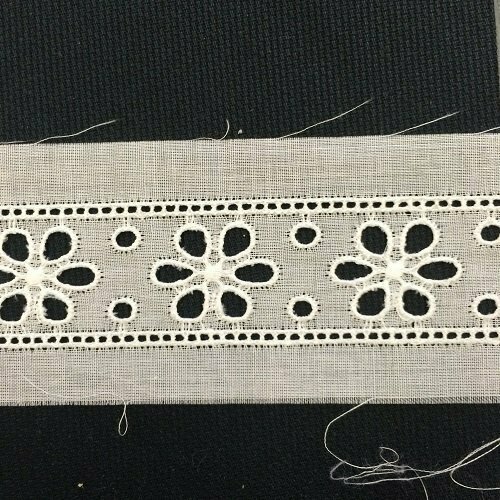 231 White Swiss Insertion Trim  (Priced Per Yard)