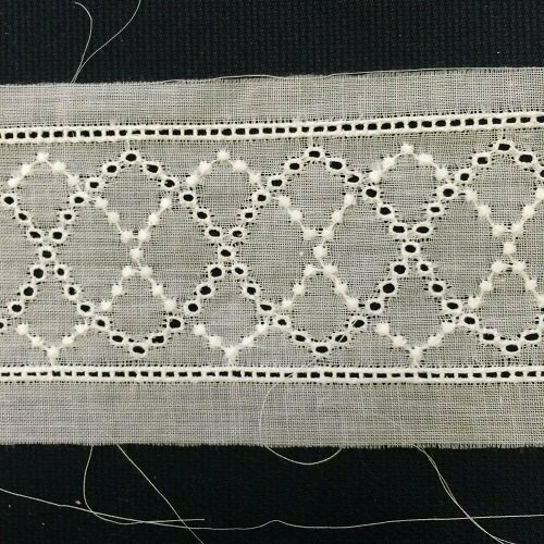 241 White Swiss Insertion Trim  (Priced Per Yard)