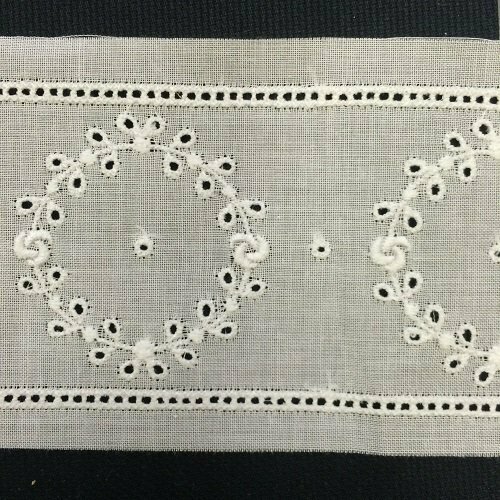 261 White Swiss Insertion Trim (Priced Per Yard)