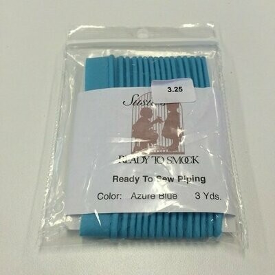 Pre-Packaged Piping - Azure Blue