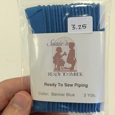 Pre-Packaged Piping - Banner Blue