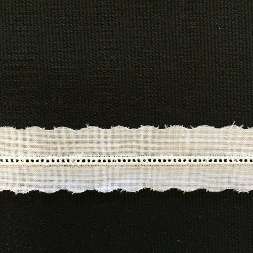 102C BABY Entredeux  white  (Priced Per Yard)