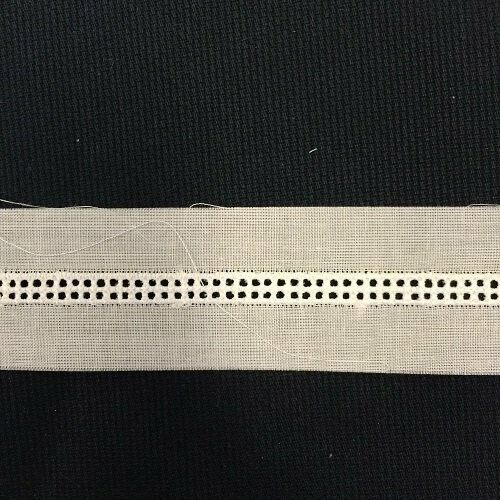 127 Ivory Double Entredeux Trim (Priced Per Yard)
