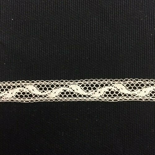 412 Ivory Gooseneck Lace Insertion  (Priced Per Yard)
