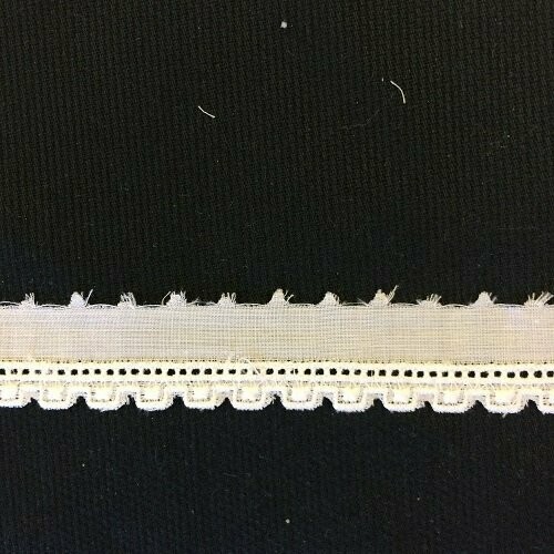 155 White Swiss Trim Edging (Priced Per Yard)