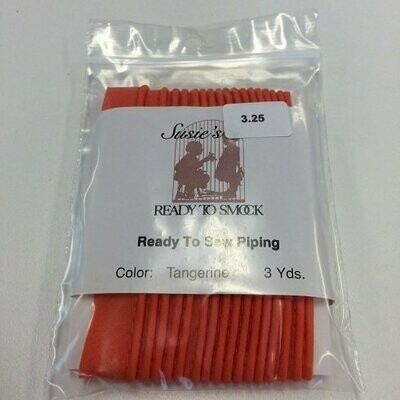 Pre-Packaged Piping - Tangerine