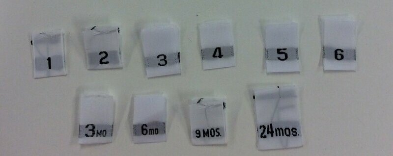 Size Labels