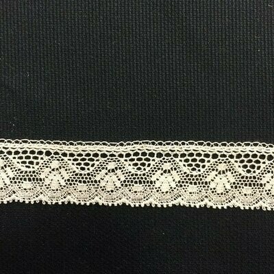 400D Ivory Lace Edging (Priced Per Yard)