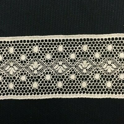 400B Ivory Lace Insertion (Priced Per Yard)