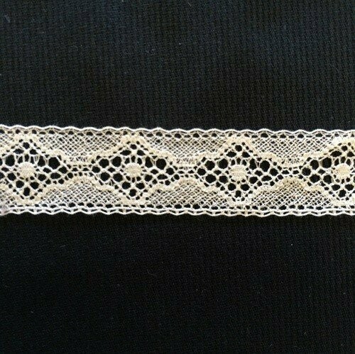 201G Ecru Lace Insertion (Priced Per Yard)