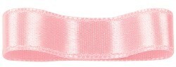 Light pink double faced satin ribbon