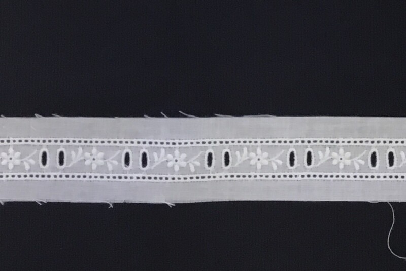 108 White Swiss Trim  (Priced Per Yard)