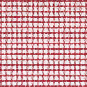 FF Check windowpane  - Berry (red)  (Priced Per Yard)