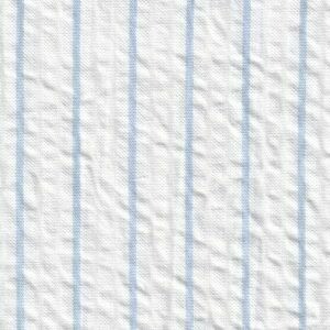 FF Seersucker - Light blue stripe (Priced Per Yard)