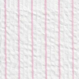 FF Seersucker - Light pink stripe (Priced Per Yard)