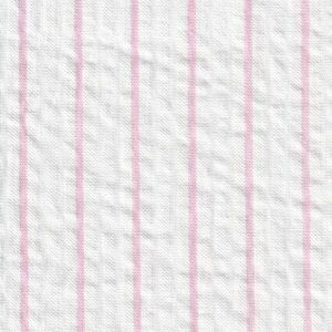 FF Seersucker - Light pink stripe (Priced Per Yard)
