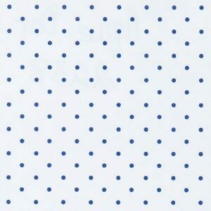 FF Tiny dot Royal dot on white picque  (Priced Per Yard)