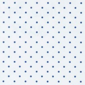 FF Tiny dot Royal dot on white picque (Priced Per Yard)