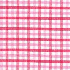 FF Check. Tri check light/hot pink Per Yard)