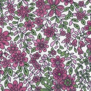 FF Print  Raspberry floral