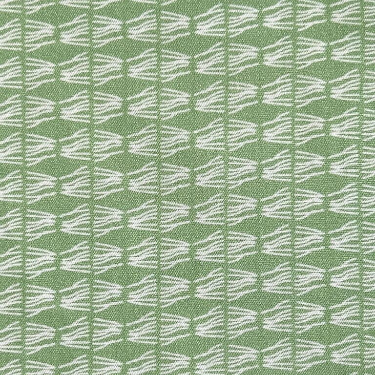 FF Print  green/white (Priced Per Yard)