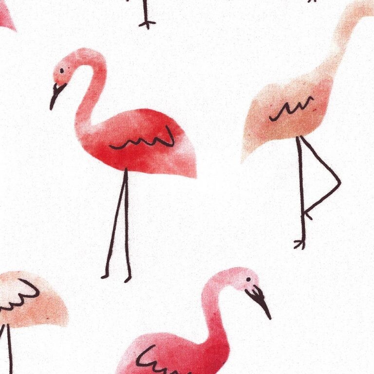 FF Print  flamingo  (Priced Per Yard)