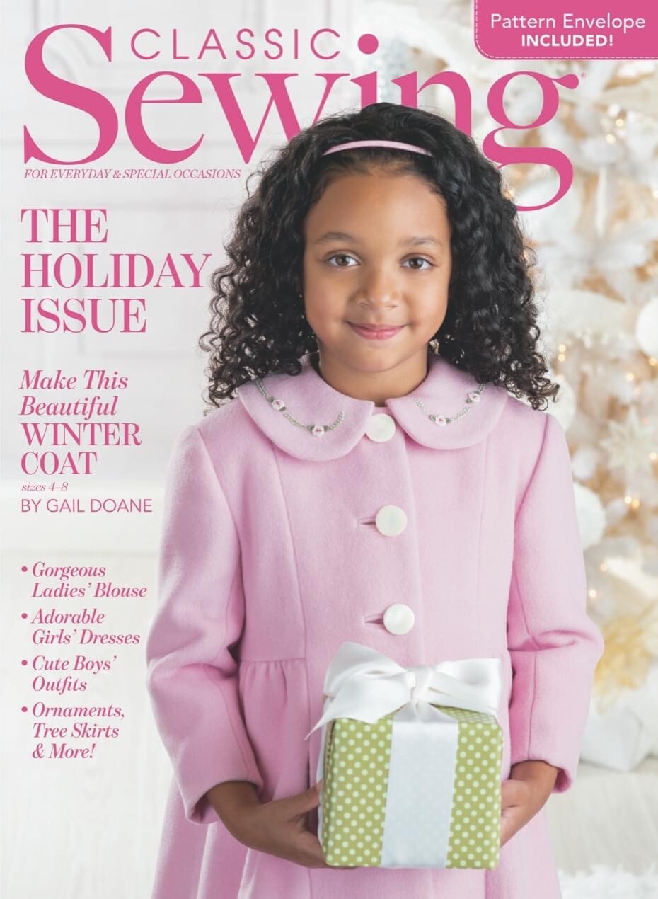 Classic Sewing Magazine Holiday issue 2021