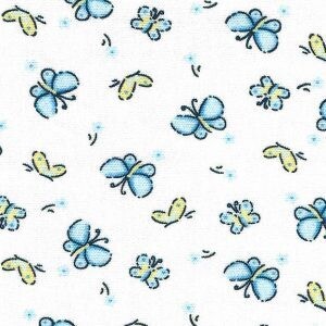 FF Print  blue butterfly