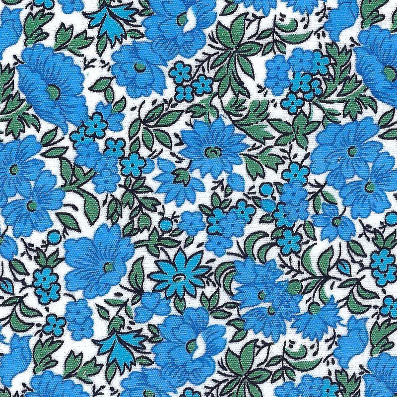 FF Print  Blue/green Floral