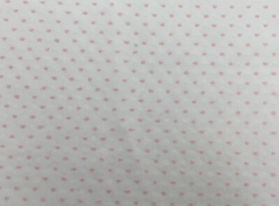 Dotted Swiss - White With Light Pink Dot (Capitol Imports) (Priced Per Yard)