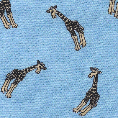FF Print Giraffe On Blue
