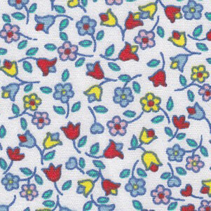 FF print Blue/red Floral