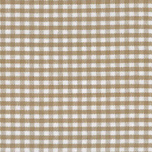 Fabric Finders Chocolate Brown White 1/8 Gingham Check Fabric 