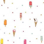MM print Ice Lollies (Priced Per Yard)