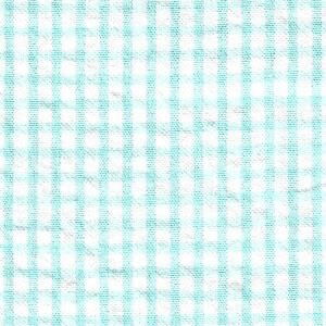 FF Seersucker Check Seafoam 1/8” FF Seersucker Check Seafoam 1/8”