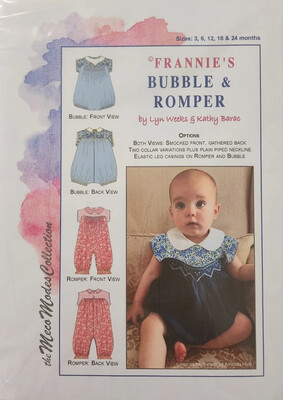 Frannie Bubble and Romper By Lyn Weeks