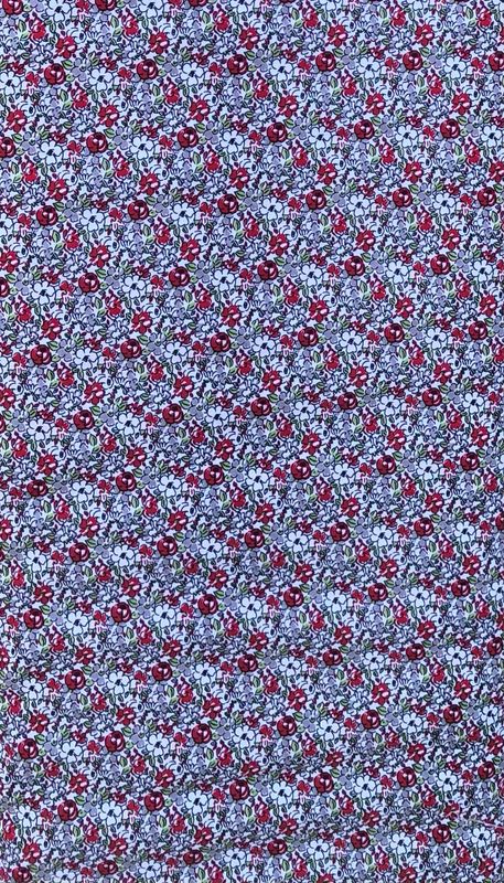 FF Print Red/gray/black (Priced Per Yard)