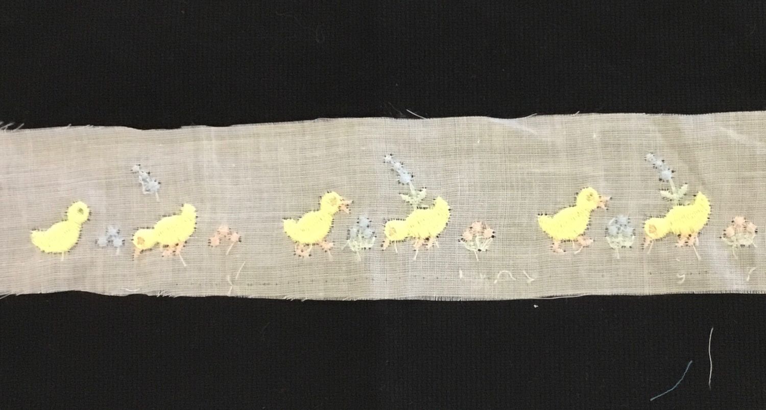 129 Swiss Insertion Chicks (Priced Per Yard)