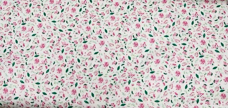 FF Print Pink Floral (priced Per Yard)
