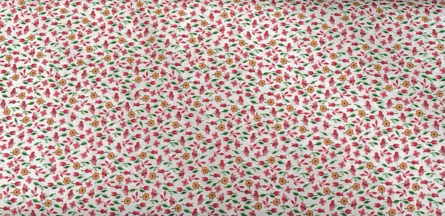 FF Print Hot Pink Floral (Priced Per Yard)