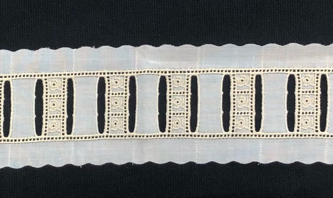 250 White& ecru Swiss Beading Trim (Priced Per Yard)