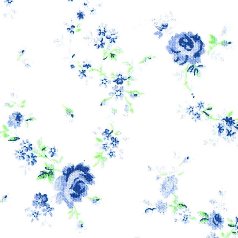 FF Print - Blue Floral (Priced Per Yard)