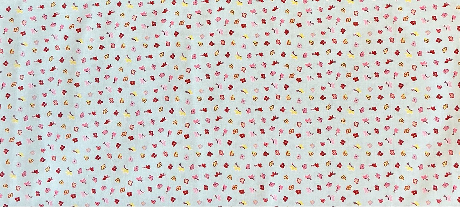 RB print Light Blue Tiny Print (Priced Per Yard)