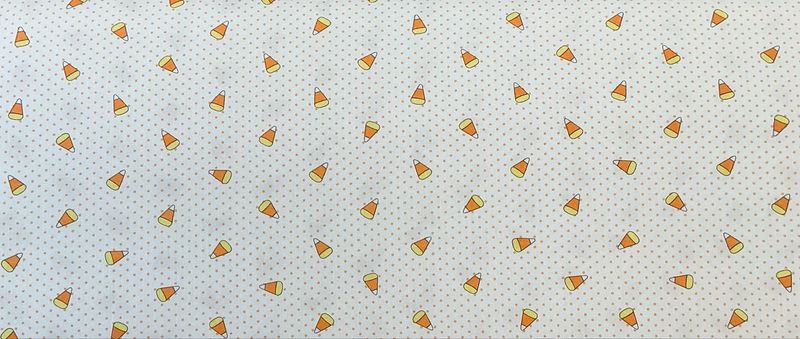 FF Print Candy Corn With Orange Dot