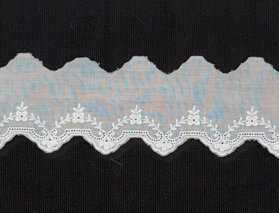 159A White Swiss Trim Edge (Priced Per Yard)