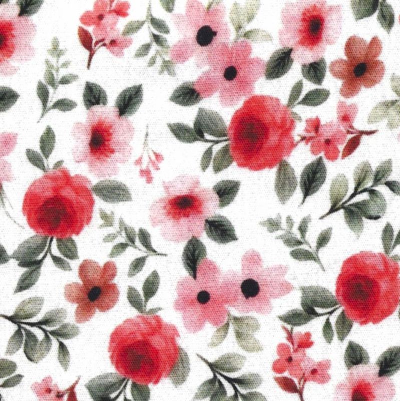 FF Print Coral Floral (Priced Per Yard)