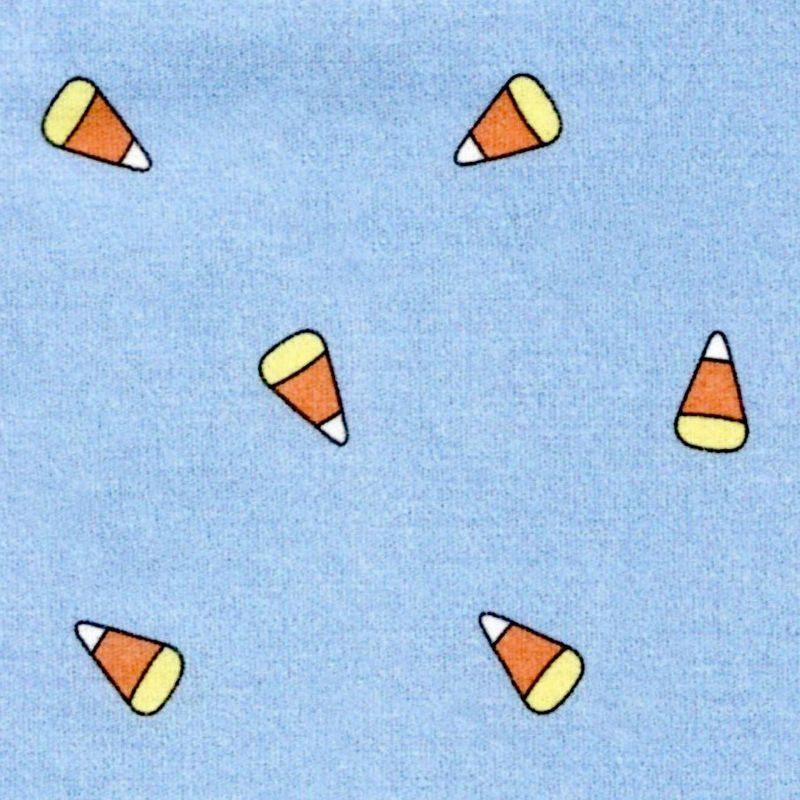 FF Print Candy Corn On Blue