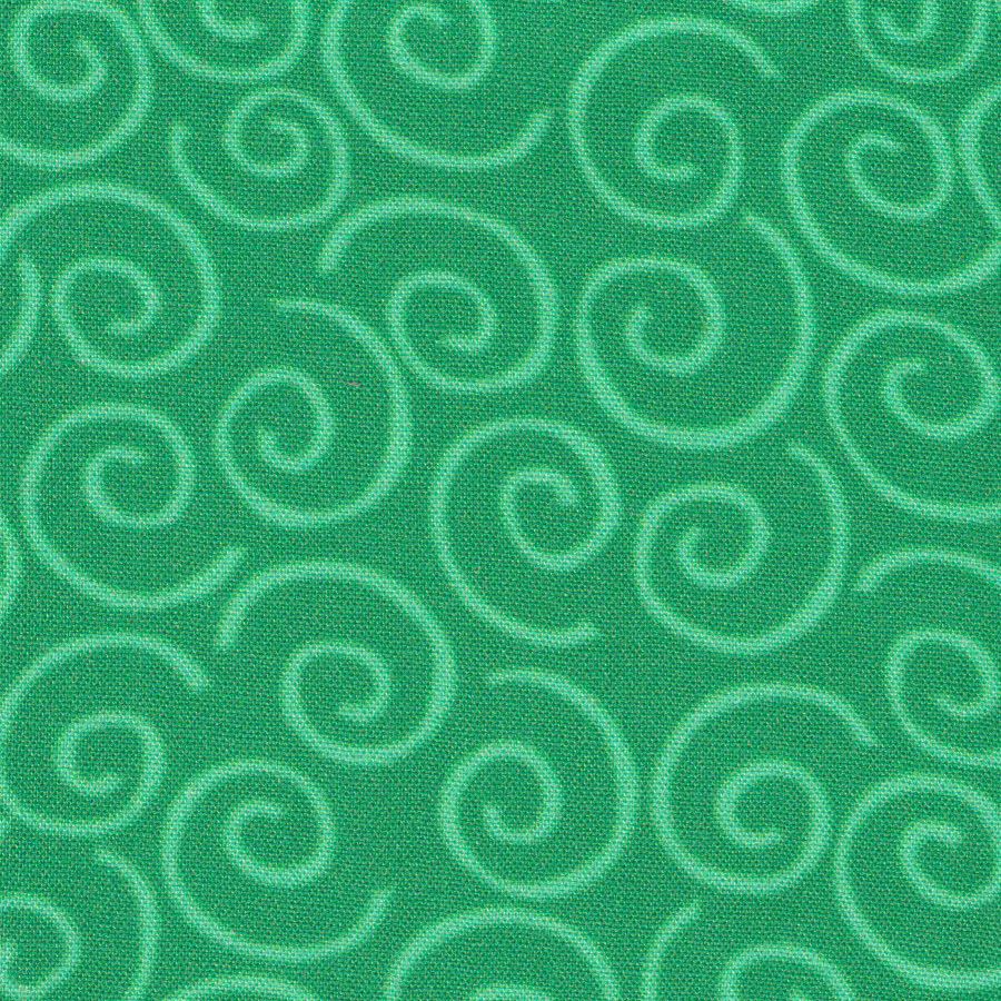 FF Print Kelly Green Swirl