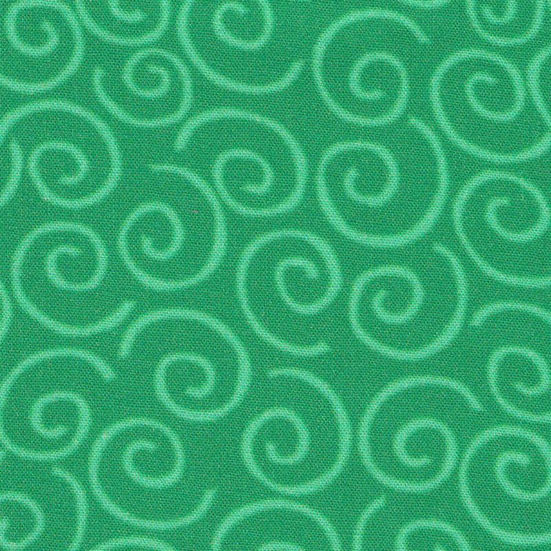 FF Print Kelly Green Swirl